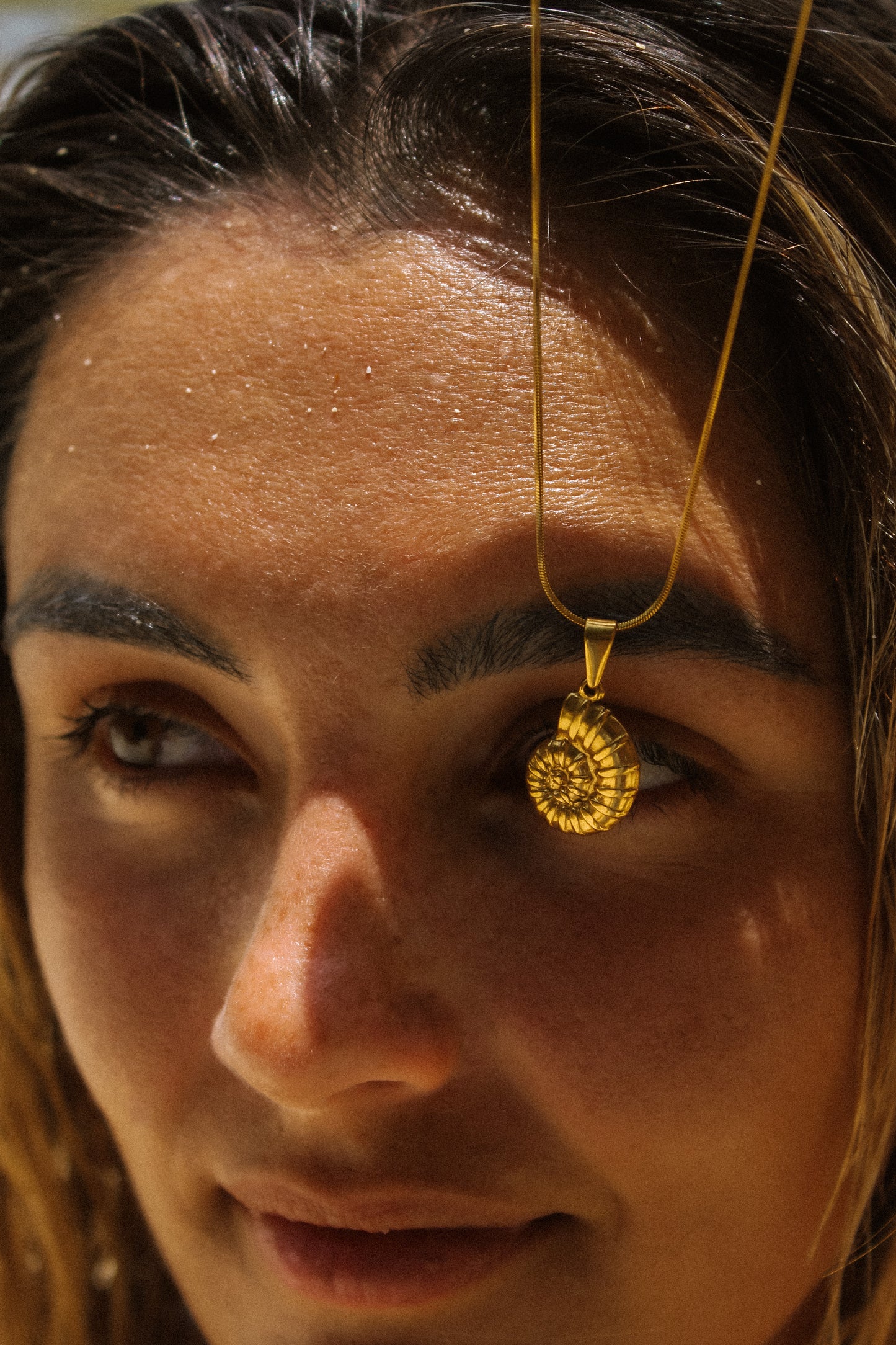 Shark eye pendant